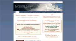 Desktop Screenshot of coherencetherapy.org